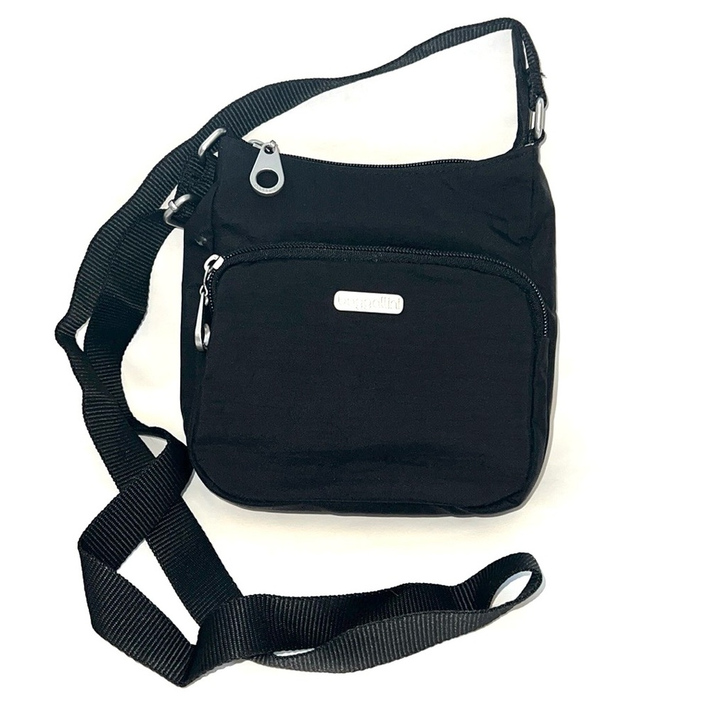 Black Crossbody Bag with Adjustable Strap